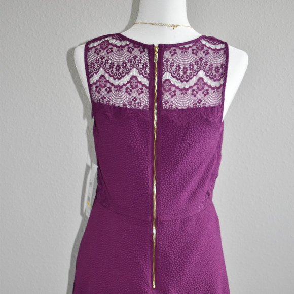 KENSIE SLEEVELESS LACE FIT AND FLARE DRESS SZ MED - Picture 5 of 8